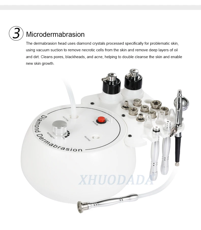 4 in1 Diamond Microdermabrasion Dermabrasion Machine Water Spray Exfoliation Beauty Machine Wrinkle Face Peeling Machine