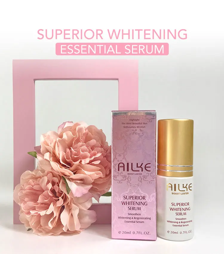 AILKE Whitening Remove Black Spots Facial Skin Care Lotion Moisturizing Cream Body Glutathion Vitamin C Black Skin Face New Set