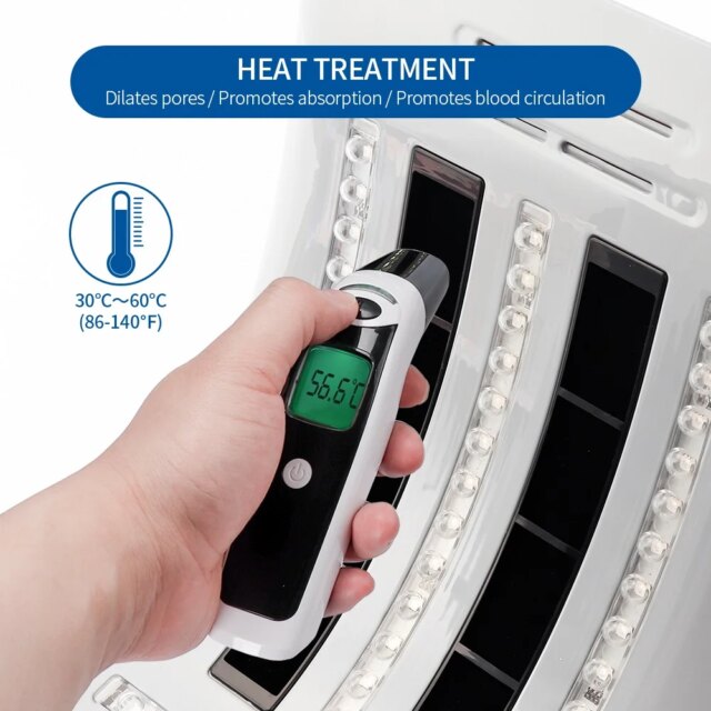 2 IN 1 Foldable 7 Color LED Photon 30-60℃ Heating Threapy Face&Body Mask Machine Salon Home Use Skin Rejuvenation Acne Skin Care - Image 5