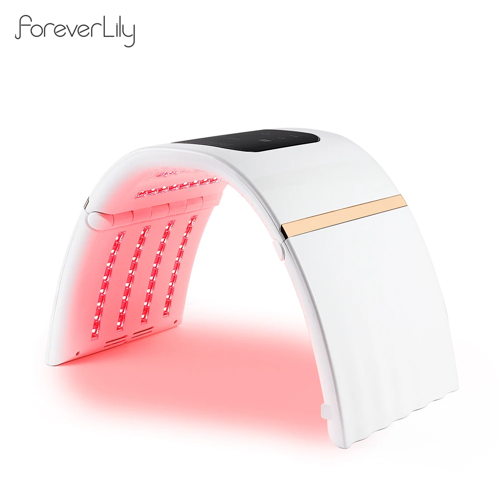 2 IN 1 Foldable 7 Color LED Photon 30-60℃ Heating Threapy Face&Body Mask Machine Salon Home Use Skin Rejuvenation Acne Skin Care