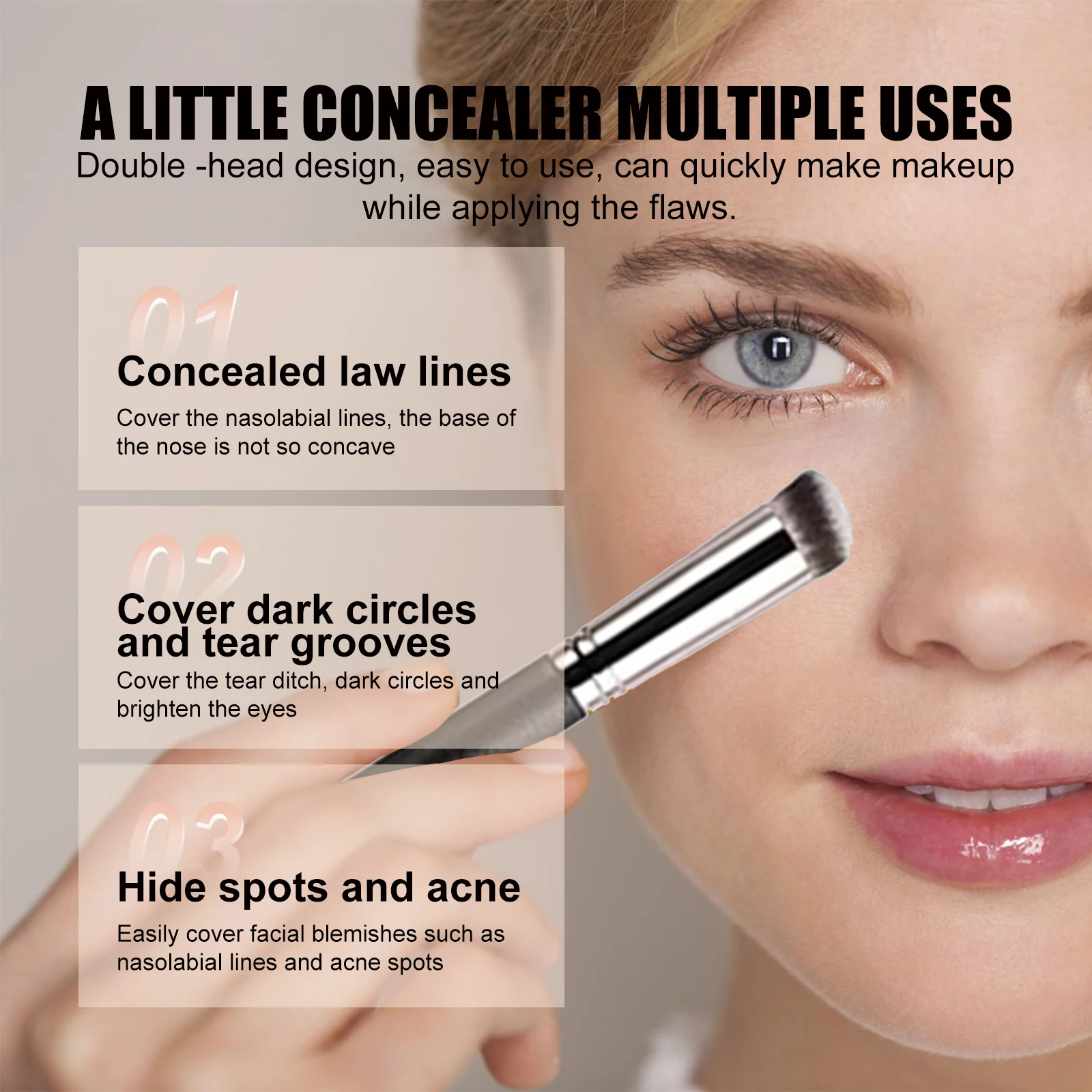 Eelhoe Cover With Concealer To Eelhoe Cover Facial Blemishes Pimples Tears Dark Circles Under Make Face For A Natural Look