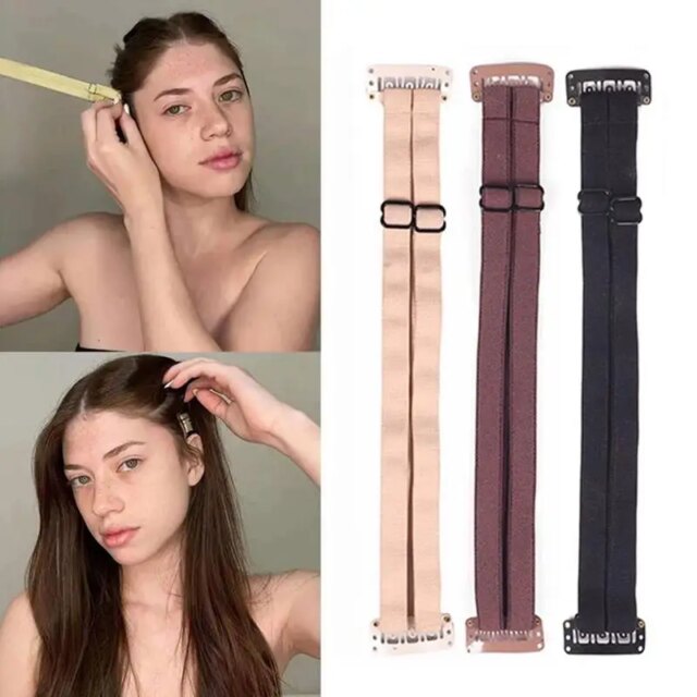 Instant Lifting Face Lift Tape Bands With Clips Invisible Elastic Face Slimming Strap Anti-Wrinkle For Chin Neck Eye And Eyebrow