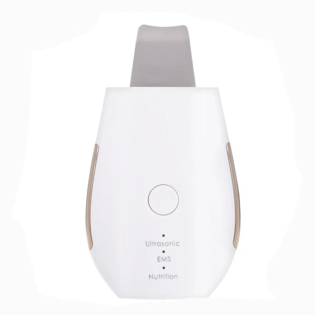 Rechargeable Ultrasonic Face Skin Scrubber Facial Cleaner Peeling Vibration Blackhead Removal Exfoliating Pore Cleaner Tools - Image 3
