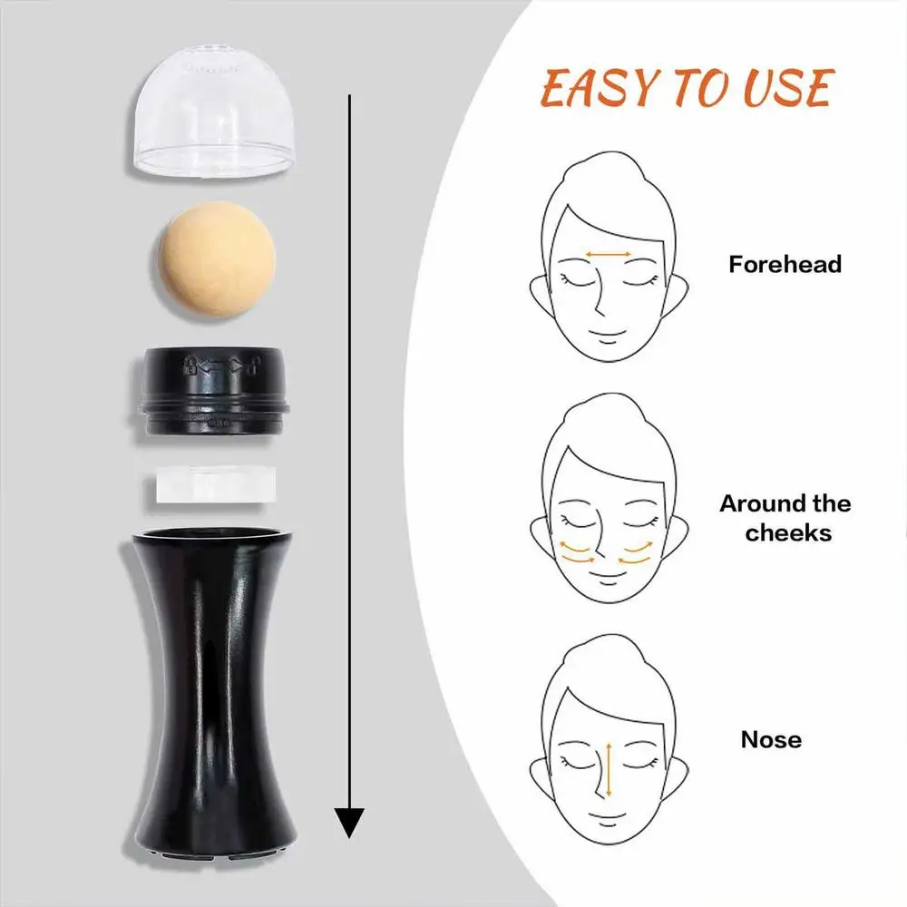 Face Roller For Oily Skin Oil Roller For Face Makeup Reusable Skincare Real Volcanic Stone Facial Tool For Face Makeup