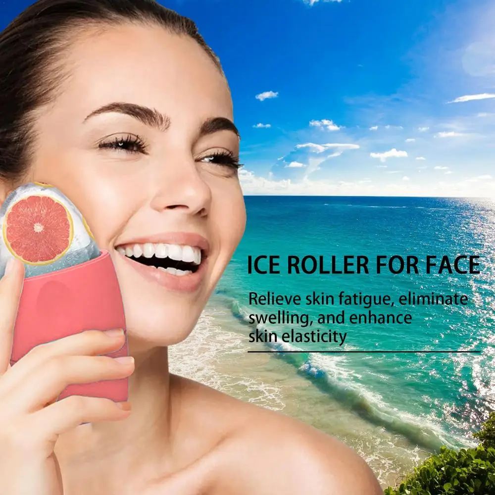 Ice Face Rollers Reusable Cryotherapy Ice Mold For Face Skin Care Beauty Lifting Contouring Tool Pores Shrink And Tighten Skin