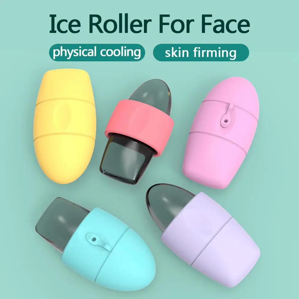 Ice Face Rollers Reusable Cryotherapy Ice Mold For Face Skin Care Beauty Lifting Contouring Tool Pores Shrink And Tighten Skin