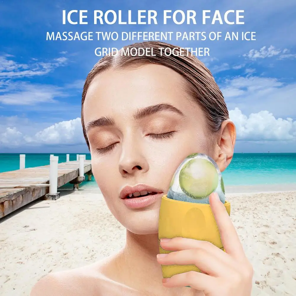 Ice Face Rollers Reusable Cryotherapy Ice Mold For Face Skin Care Beauty Lifting Contouring Tool Pores Shrink And Tighten Skin