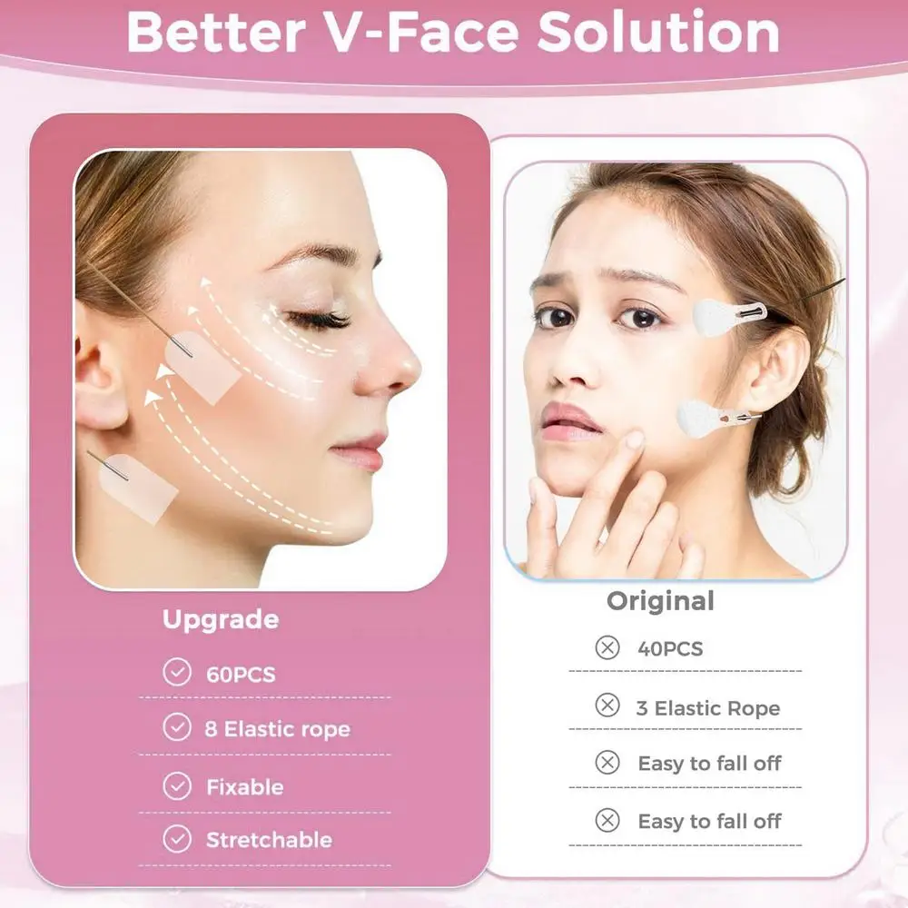 Invisible Face Lifter Tape Waterproof V Face Adhesive Tape Face Lift Tape Scotch Lift Tools Anti-Wrinkle Facelifting Patch