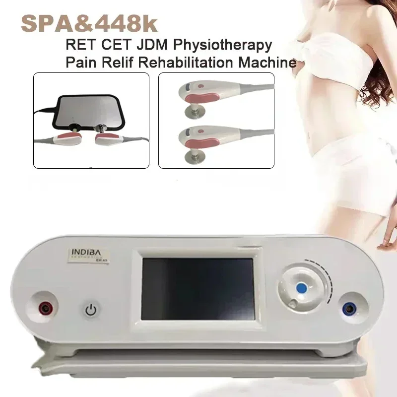 Indiba 448khz Face Tecar Therapy Lymphatic Physiotherapy Machine Body Weight Loss CET RET Monopolar RF Radiofrecuency 2024