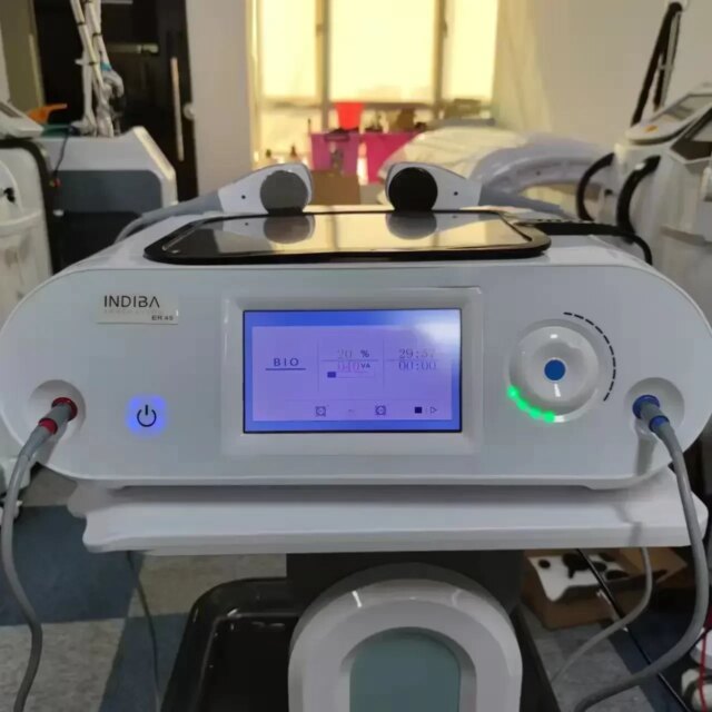 Indiba 448khz Face Tecar Therapy Lymphatic Physiotherapy Machine Body Weight Loss CET RET Monopolar RF Radiofrecuency 2024 - Image 4