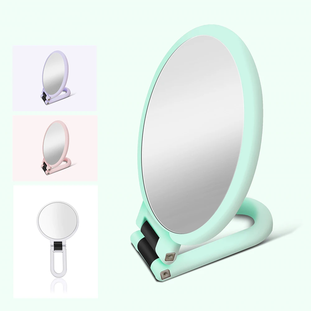 10/15X Magnifying Makeup Mirror Double Sided Makeup Vanity Mirror Handheld Mirrors Hand Mirror Compact Mirror Cosmetic Tools