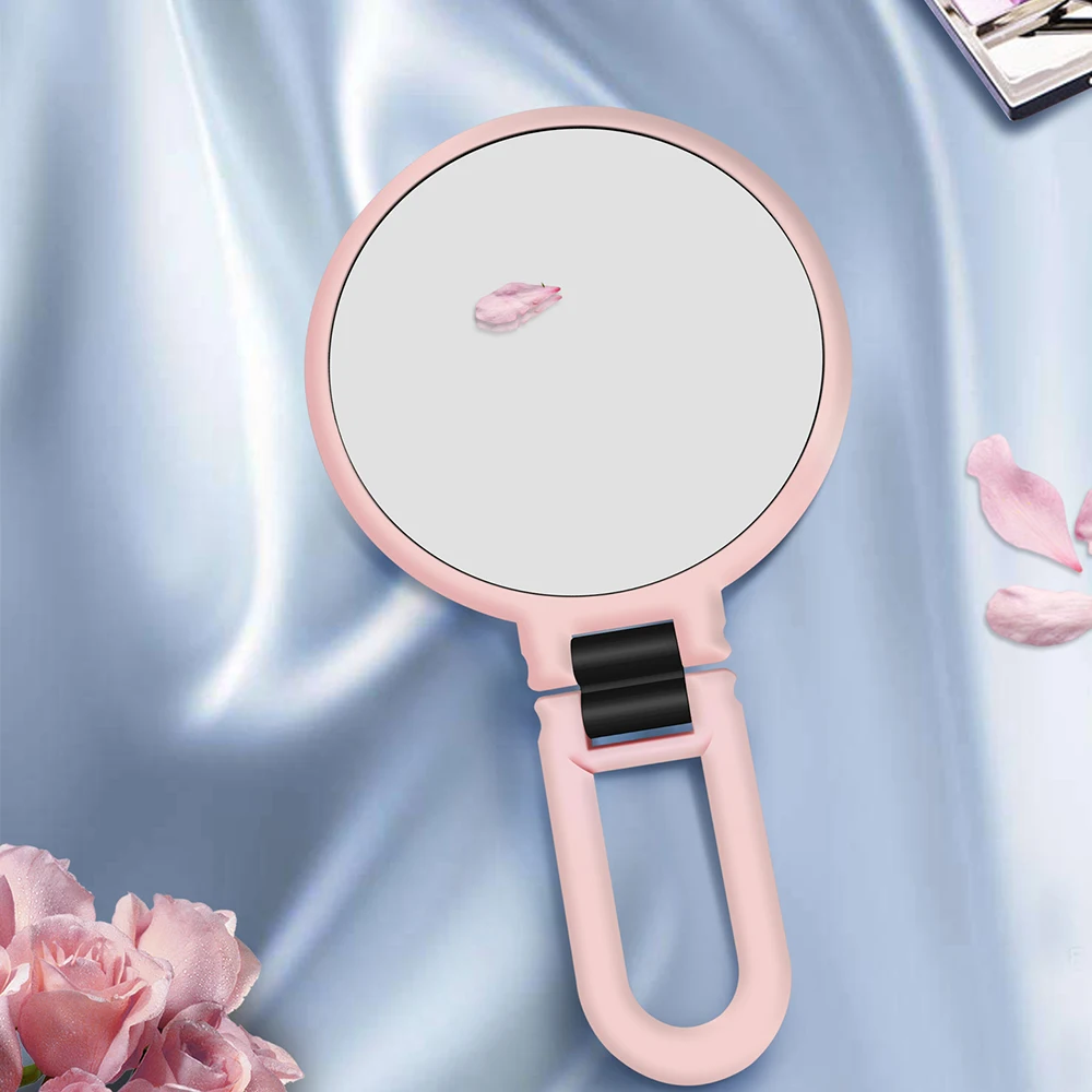 10/15X Magnifying Makeup Mirror Double Sided Makeup Vanity Mirror Handheld Mirrors Hand Mirror Compact Mirror Cosmetic Tools