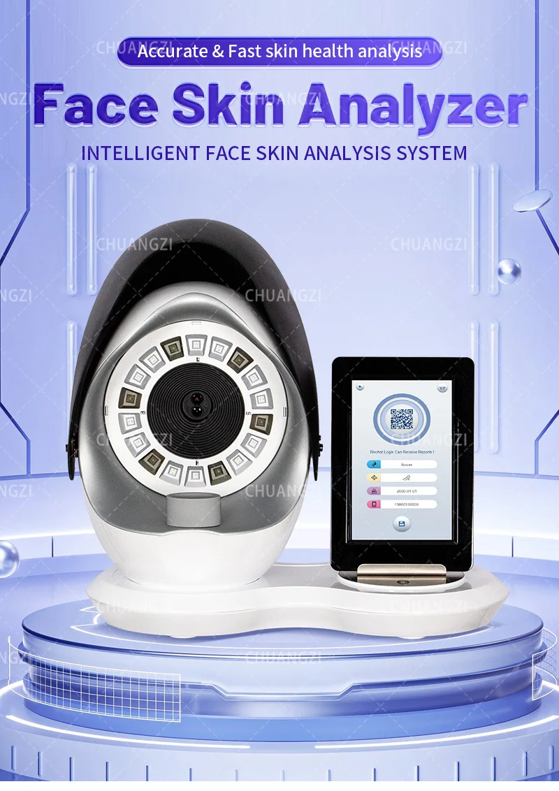 New Portable 3Dm Magic Mirror Digital Professional Facial Analysis Machine Beauty Equipment Salon 2024