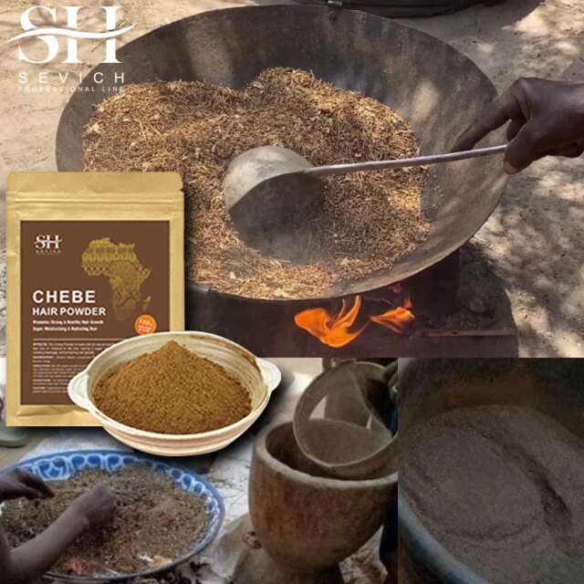 Fast Hair Growth Products African Chebe Powder Hair Growth Oil Hair Loss Treatment Chebe Hair Mask Anti Hair Break Products - Image 4
