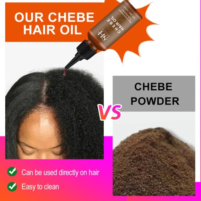 Fast Hair Growth Products African Chebe Powder Hair Growth Oil Hair Loss Treatment Chebe Hair Mask Anti Hair Break Products - Image 3