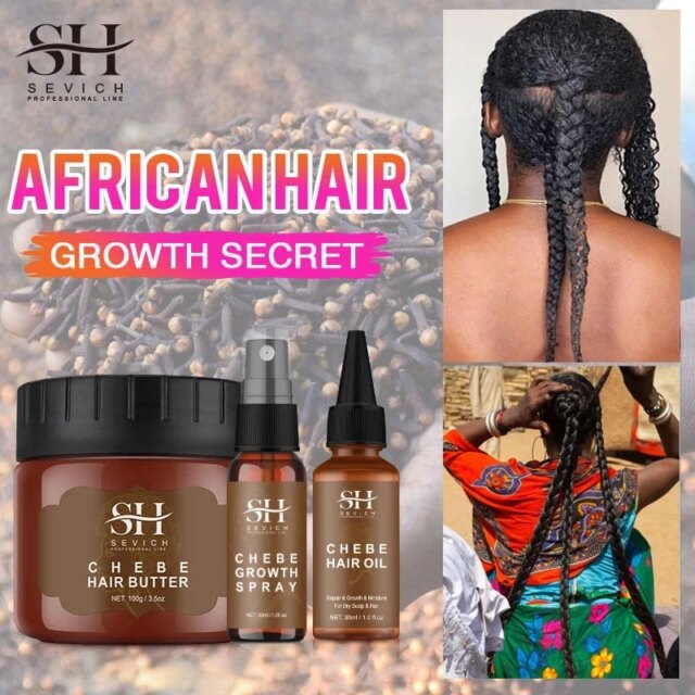 Fast Hair Growth Products African Chebe Powder Hair Growth Oil Hair Loss Treatment Chebe Hair Mask Anti Hair Break Products - Image 2