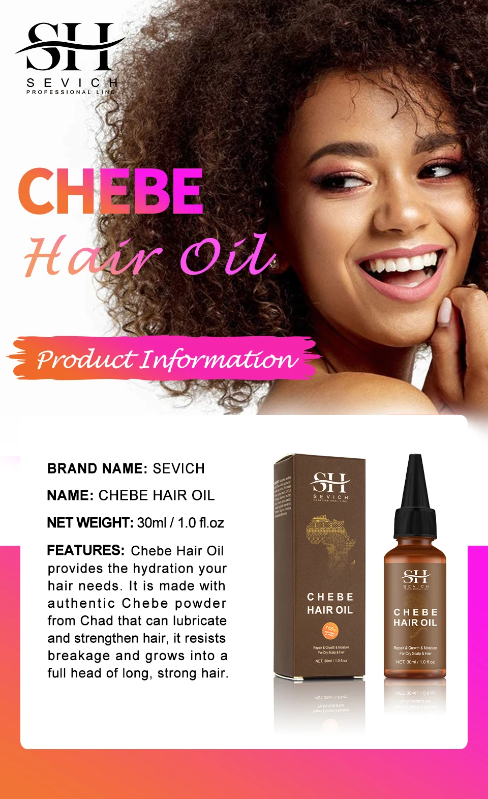 Chebe Traction Alopecia Thicken Oil Anti Hair Loss Treatment Spray Craze Fast Hair Growth  Products Sevich Anti Break Hair Care