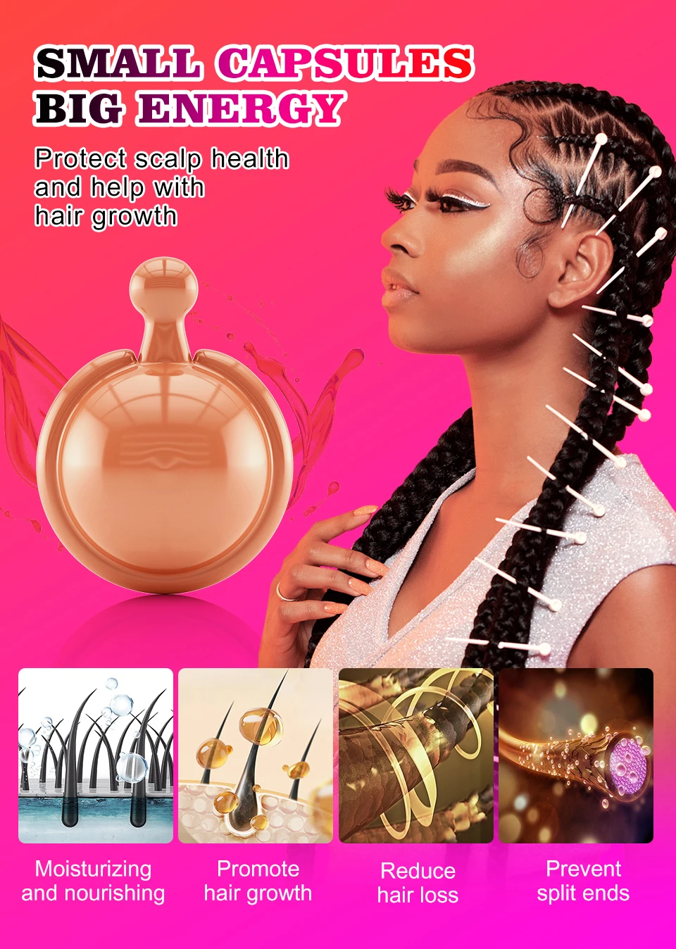 100% Chebe Set Fast Hair Growth Set Chebe Oil Traction Alopecia Anti Break Loss Chebe Powder Africa Chad Hair Loss Treatmen