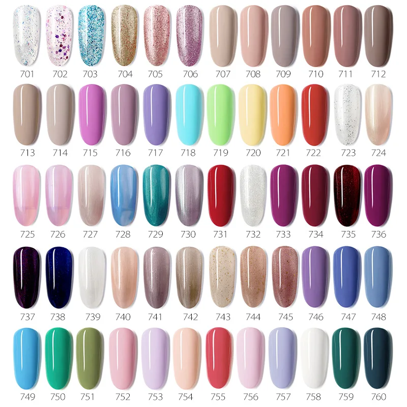 Venalisa VIP Kit 36/60 Colors Nail Gel Polish Set Fast Delivery Soak Off UV LED Base Coat Topcoat Color Book Nail Manicure Gel