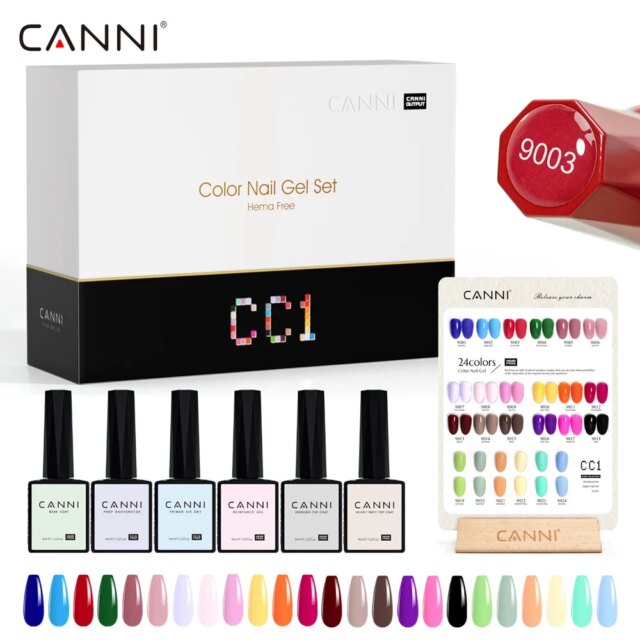 Nail Gel Display Storage Box (not with the gel) HEMA FREE VIP Kit VENALISA Gel Nail Polish Set CANNI Full Coverage Nail Manicure - Image 2