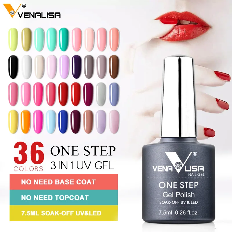 Nail Gel Display Storage Box (not with the gel) HEMA FREE VIP Kit VENALISA Gel Nail Polish Set CANNI Full Coverage Nail Manicure