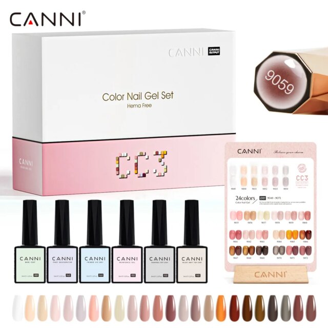 Nail Gel Display Storage Box (not with the gel) HEMA FREE VIP Kit VENALISA Gel Nail Polish Set CANNI Full Coverage Nail Manicure - Image 6