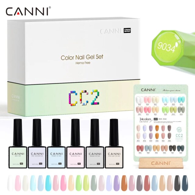 Nail Gel Display Storage Box (not with the gel) HEMA FREE VIP Kit VENALISA Gel Nail Polish Set CANNI Full Coverage Nail Manicure - Image 4
