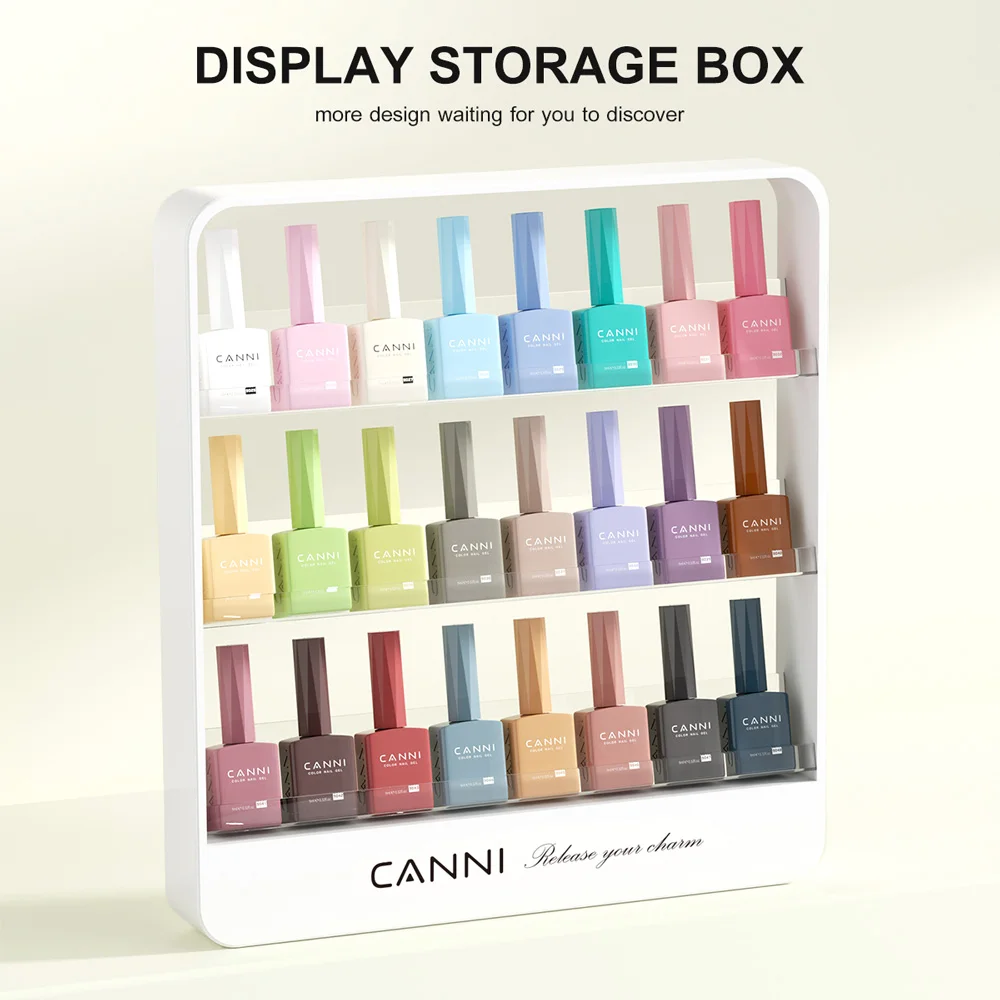 Nail Gel Display Storage Box (not with the gel) HEMA FREE VIP Kit VENALISA Gel Nail Polish Set CANNI Full Coverage Nail Manicure