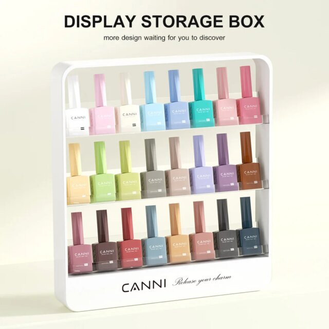 Nail Gel Display Storage Box (not with the gel) HEMA FREE VIP Kit VENALISA Gel Nail Polish Set CANNI Full Coverage Nail Manicure - Image 3