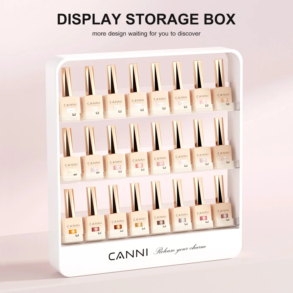 Nail Gel Display Storage Box (not with the gel) HEMA FREE VIP Kit VENALISA Gel Nail Polish Set CANNI Full Coverage Nail Manicure