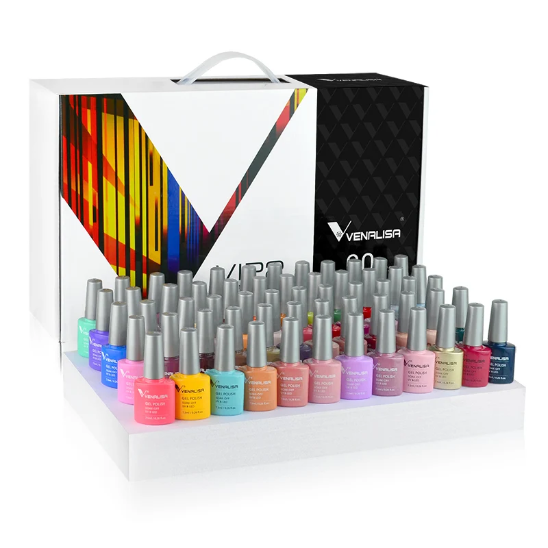 7.5ml VENALISA Gel Nail Polish Set VIP3 Gel Nail New Arrival Nail Varnish Kit Luxury Upgraded Gel Lacquer Nail Manicure