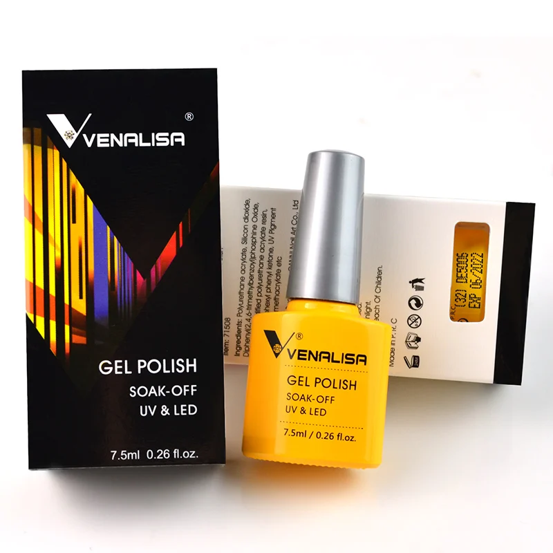 36/65pcs Venalisa Nail Polish Kit VIP Upgraped Gel Lacquer Luxury Color Nail Gel Soak Off UV LED Long Lasting Nail Varnish Set