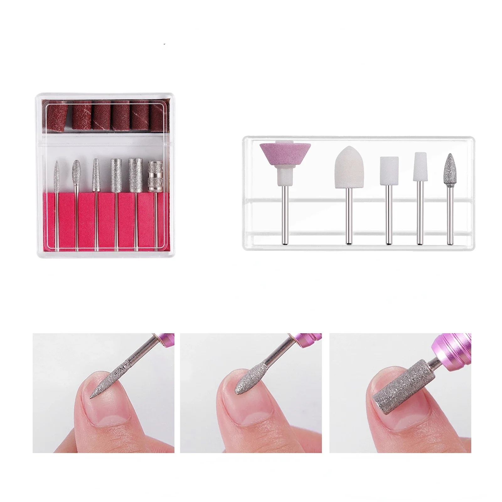 1 Set Professional Electric Nail Drill Machine Manicure Machine Pedicure Drill Set Ceramic Nail File Nail Drill Equipment Tools