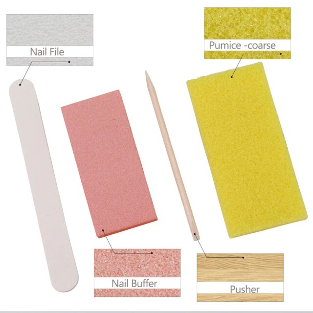 800 Sets Disposable Pedicura Kits Nail Care Cuticle Remover Sanding File Accessories Supplies - Image 6