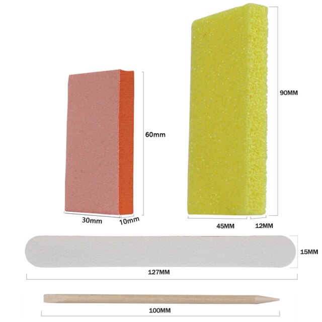 800 Sets Disposable Pedicura Kits Nail Care Cuticle Remover Sanding File Accessories Supplies - Image 5
