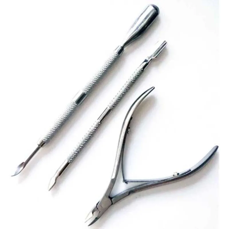 3Pcs Kits Stainless Steel Callus Shavers Chiropody Ingrown Toenail Clipper Nipper Podiatry Podiatrist Nail Art Tools Beauty