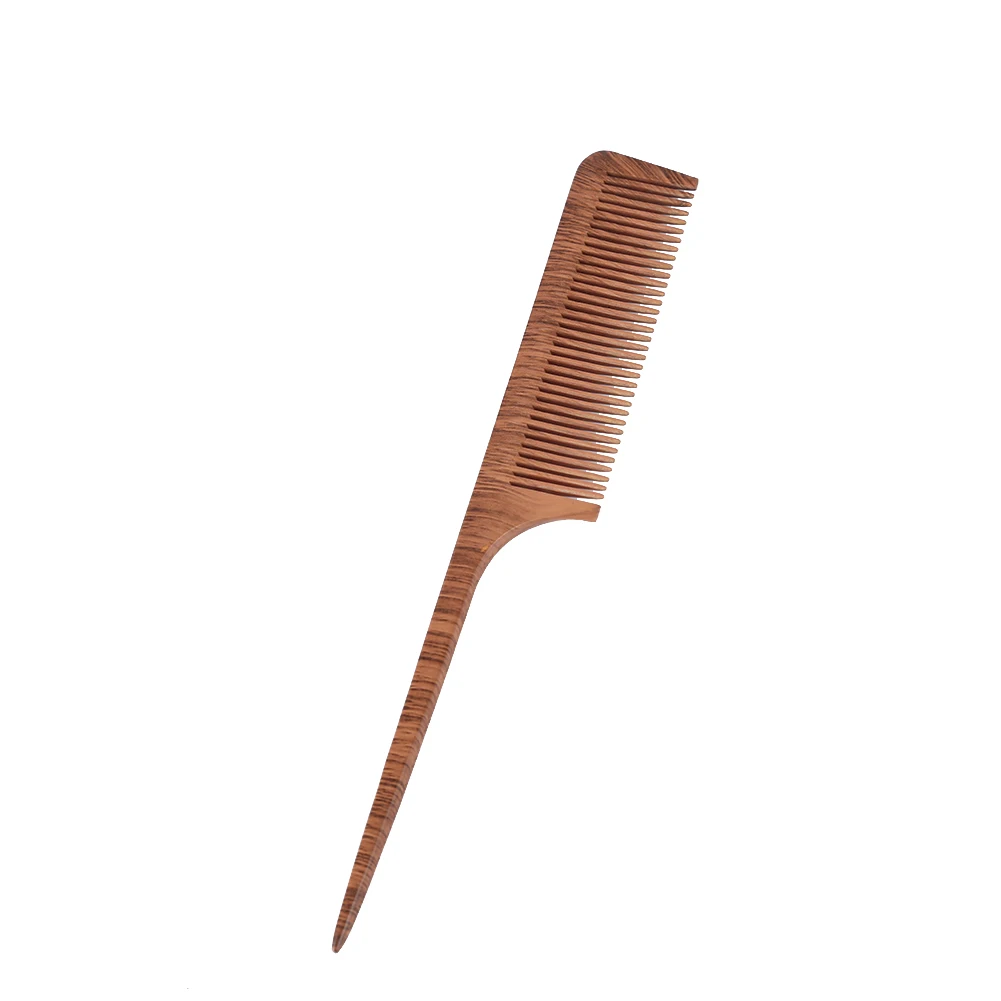 1Pcs Natural Pear Wood Comb Anti-Static Handcrafted Fine Tooth Comb Massage Head Classic Comb Hair Styling Hair Care Tool