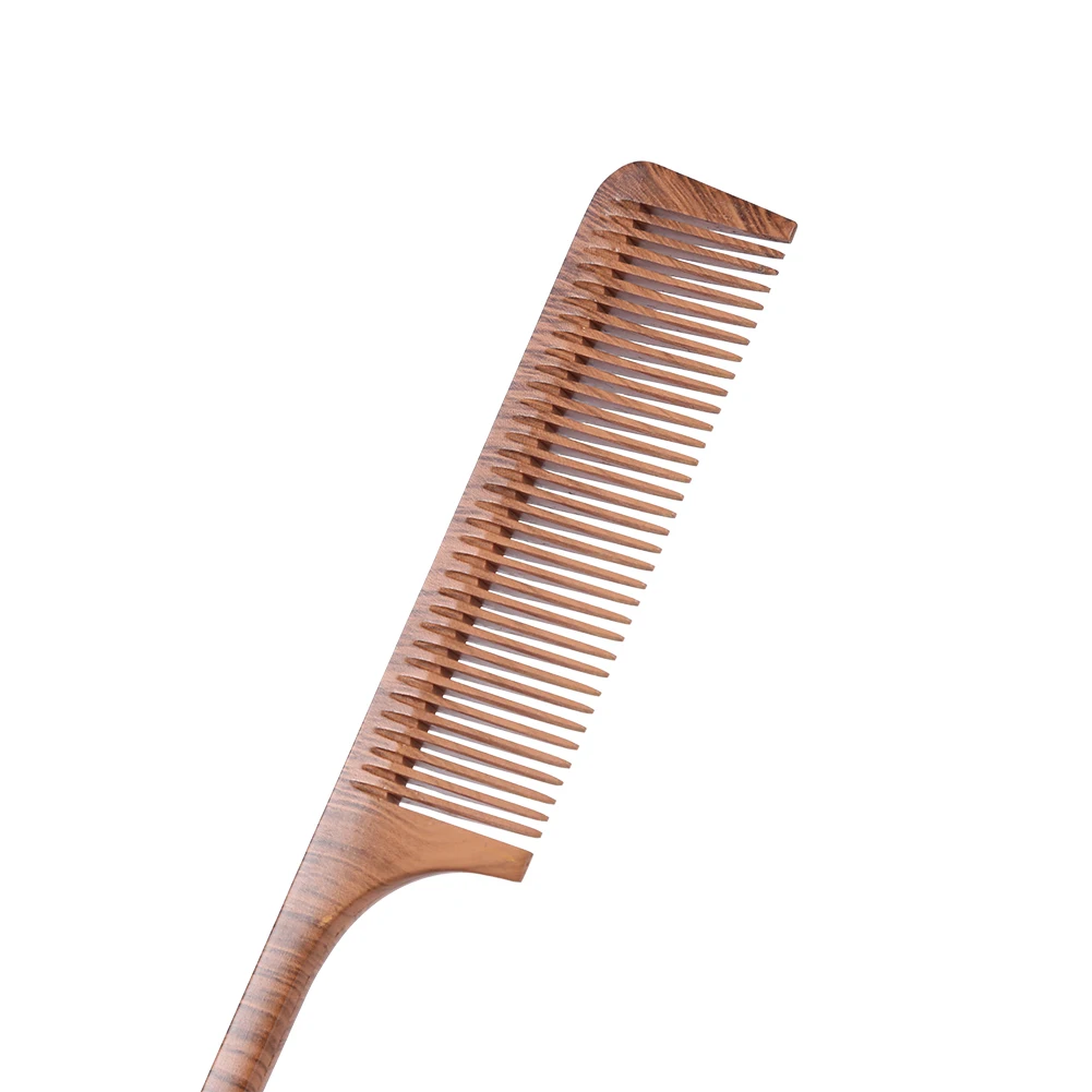 1Pcs Natural Pear Wood Comb Anti-Static Handcrafted Fine Tooth Comb Massage Head Classic Comb Hair Styling Hair Care Tool