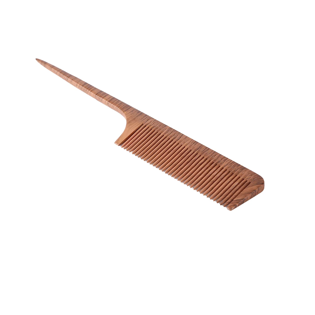 1Pcs Natural Pear Wood Comb Anti-Static Handcrafted Fine Tooth Comb Massage Head Classic Comb Hair Styling Hair Care Tool