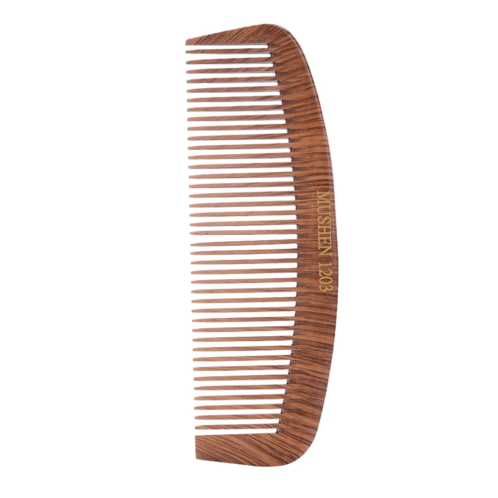 1Pcs Natural Pear Wood Comb Anti-Static Handcrafted Fine Tooth Comb Massage Head Classic Comb Hair Styling Hair Care Tool