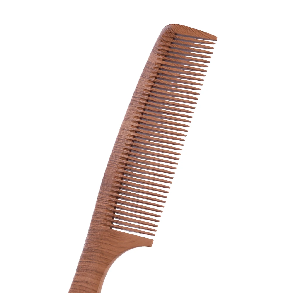 1Pcs Natural Pear Wood Comb Anti-Static Handcrafted Fine Tooth Comb Massage Head Classic Comb Hair Styling Hair Care Tool