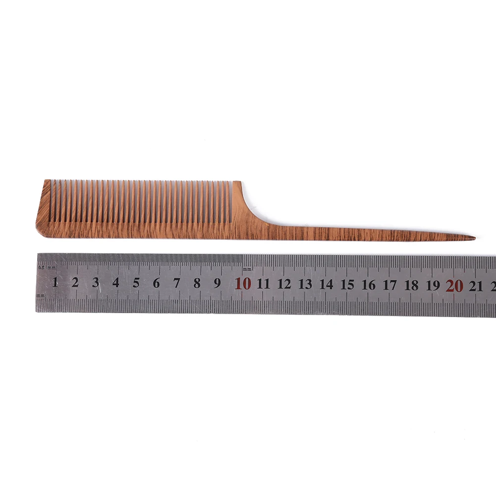 1Pcs Natural Pear Wood Comb Anti-Static Handcrafted Fine Tooth Comb Massage Head Classic Comb Hair Styling Hair Care Tool