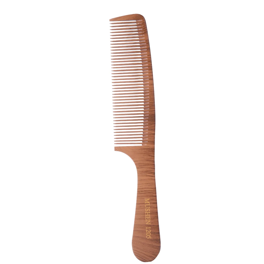 1Pcs Natural Pear Wood Comb Anti-Static Handcrafted Fine Tooth Comb Massage Head Classic Comb Hair Styling Hair Care Tool