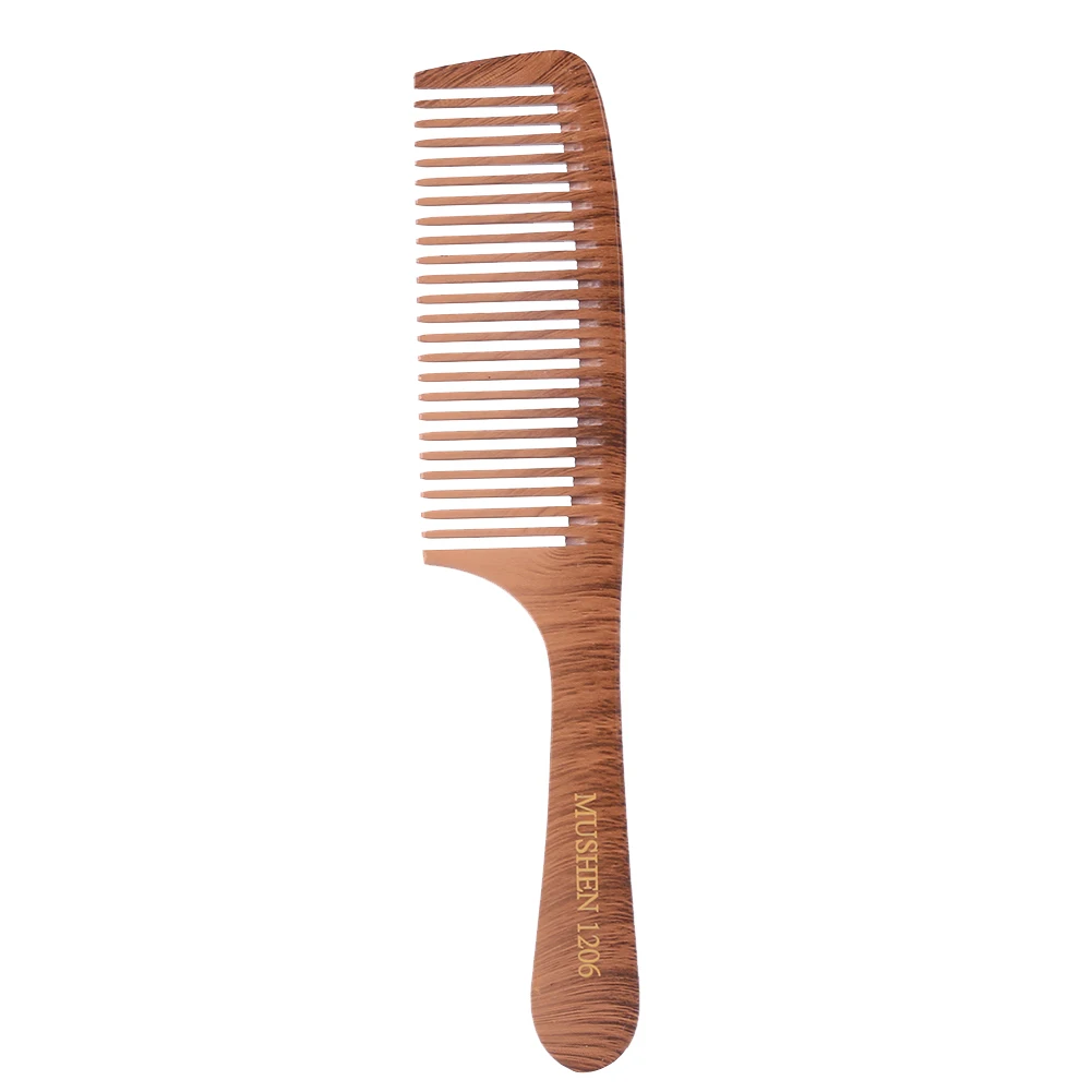 1Pcs Natural Pear Wood Comb Anti-Static Handcrafted Fine Tooth Comb Massage Head Classic Comb Hair Styling Hair Care Tool