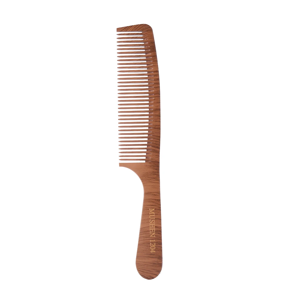 1Pcs Natural Pear Wood Comb Anti-Static Handcrafted Fine Tooth Comb Massage Head Classic Comb Hair Styling Hair Care Tool