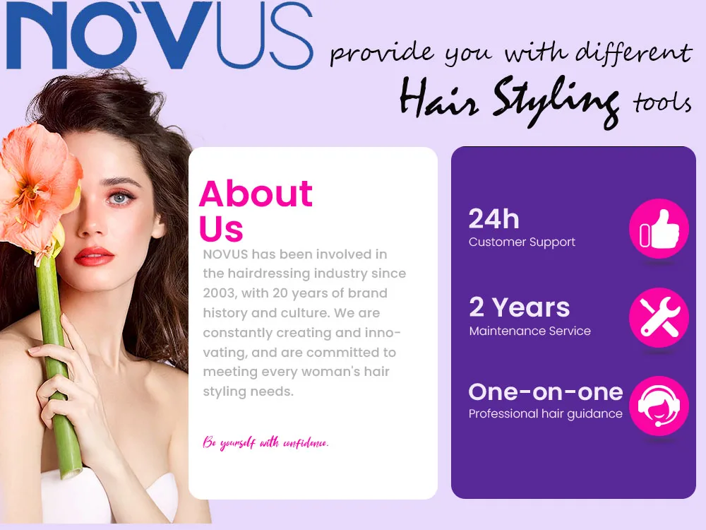 NOVUS 9.5mm Hair Curlers Ceramic Curling Iron Fast Heating 5 Temperatures Hair Iron 60 Min Auto Off LCD Screen Styling Tool