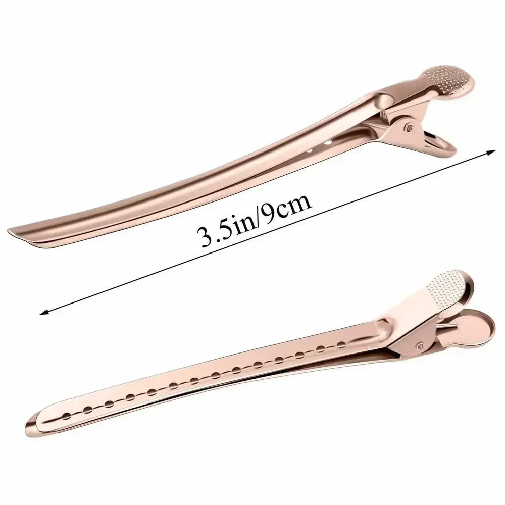 5/10Pcs Hair Care Clips Stainless Steel Hairdressing Sectioning Clips Clamps For Hairdressing Barber Hair Cut Use Styling Tools