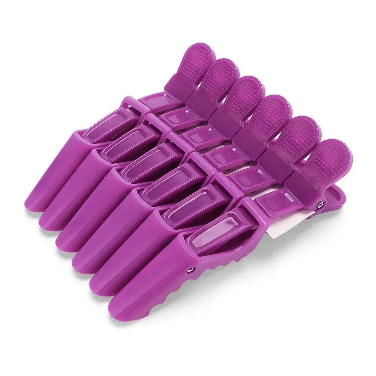 6PCS Alligator Hair Clip Hairdressing Clamps Plastic Hair Claw Professional Barber For Salon Styling Hairpins Hair Accessories