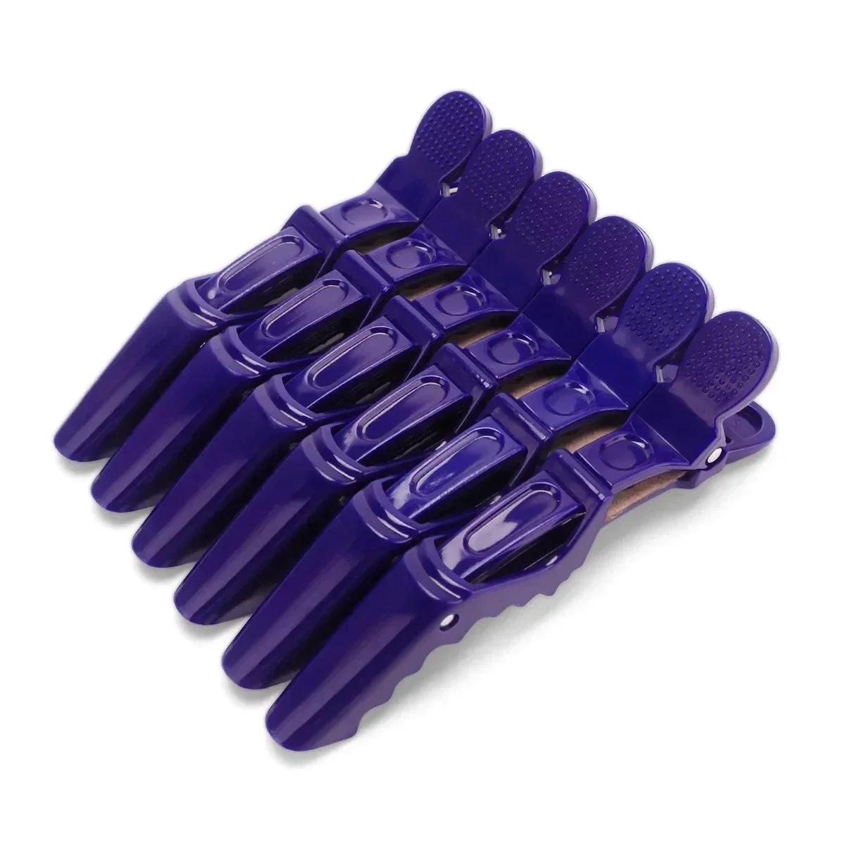 6PCS Alligator Hair Clip Hairdressing Clamps Plastic Hair Claw Professional Barber For Salon Styling Hairpins Hair Accessories