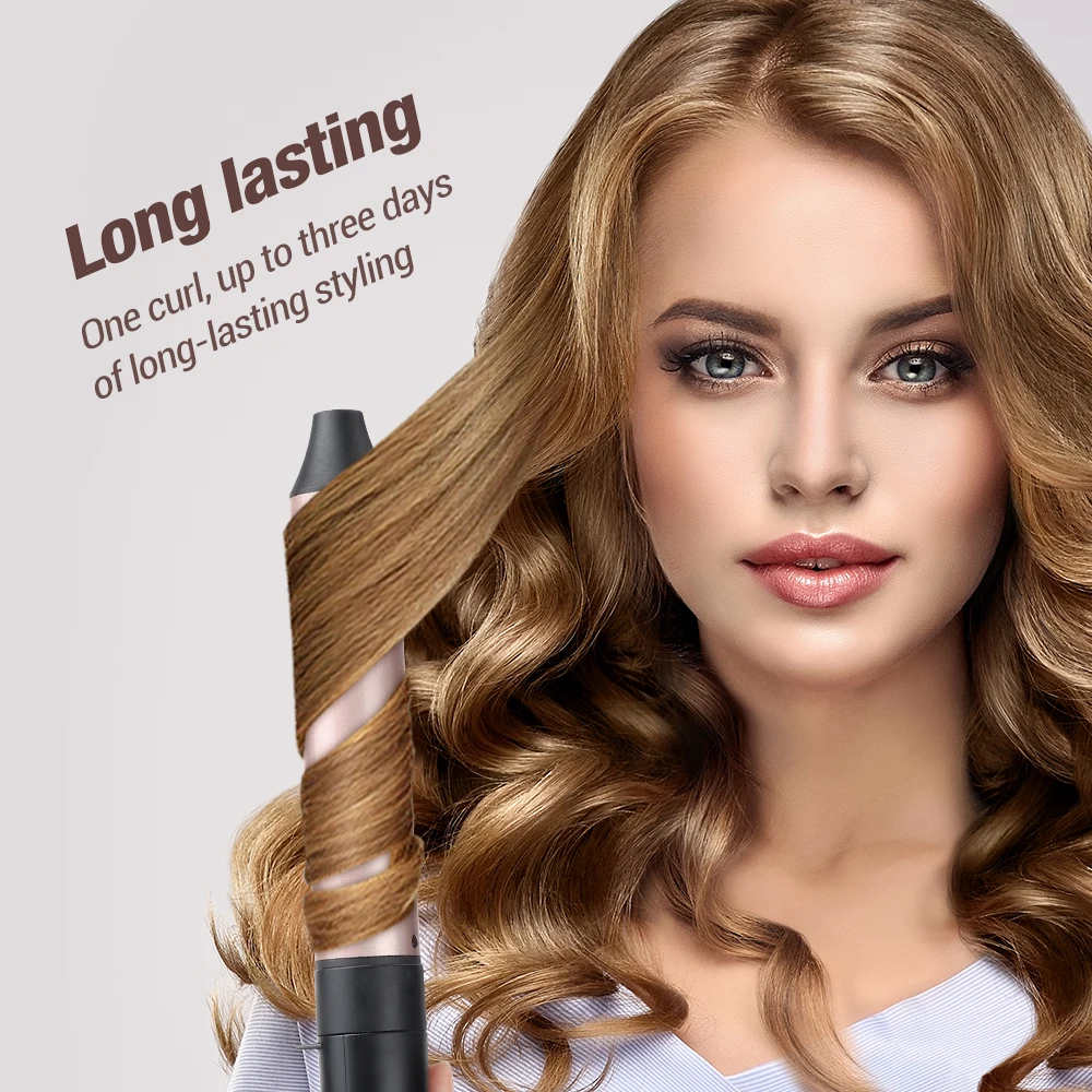 6 in 1 Hair Curler for Women 30s Fast Heat Hair Waver Iron Hair Styling Appliances Moisturizing Hair Care Curling Iron Big Wave